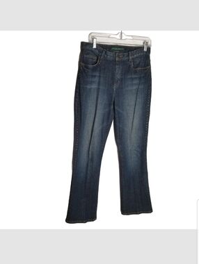 Lauren Jeans Co. Ralph Lauren Jeans Women's Size 6 Blue Denim Bootcut 30x31